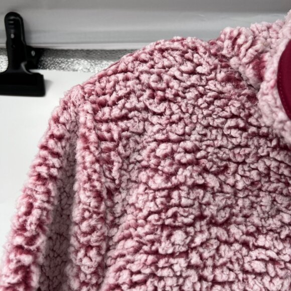 Real Tree by Colosseum Womens Sherpa Pullover Plum/Pink Size XL Pockets - Picture 5 of 9